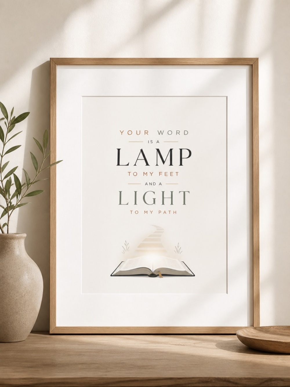 DDS Art Print, 8x10, Bible Verse, Paper Print, Unframed, Simply Series
